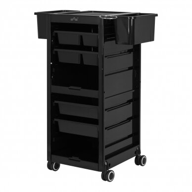 Hairdressing trolley GABBIANO HAIRDRESSER HELPER 68B BLACK