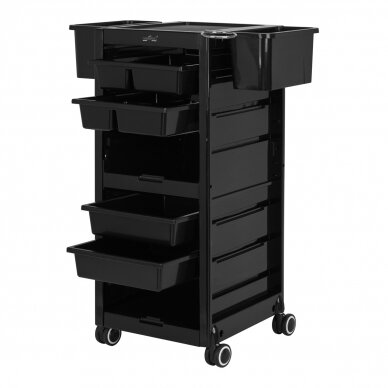 Hairdressing trolley GABBIANO HAIRDRESSER HELPER 68B BLACK 1