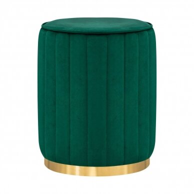 Hocker GLAMOUR GRÜN GOLD