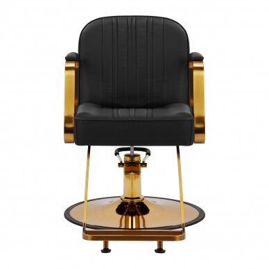 Frizieru krēsls HAIR SYSTEM HAIRDRESSING CHAIR ACRI BLACK GOLD 2