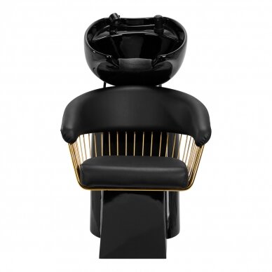 Hairdressing salon sink Gabbiano Lille Gold Black 2