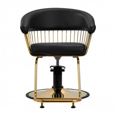 Friseurstuhl GABBIANO HAIRDRESSING CHAIR LILLE GOLD BLACK 2