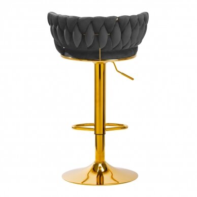 Bar stool 4RICO ROMAN VELVET GREY 3