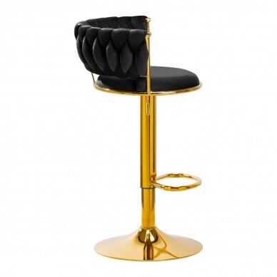 Bar stool 4RICO ROMAN VELVET BLACK 1