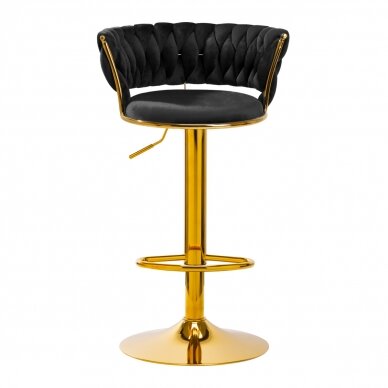 Bar stool 4RICO ROMAN VELVET BLACK 2