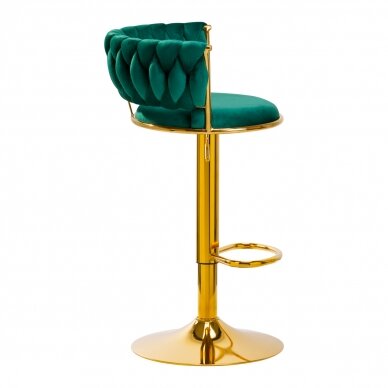 Bar stool 4RICO ROMAN VELVET GREEN 1