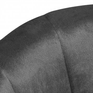 Bar stool 4RICO TULIP VELVET GREY 4