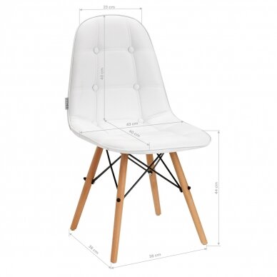 Kėdė 4Rico QS-185 Scandi White 7