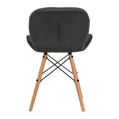 Chair 4Rico QS-186 Scandi Velvet Grey 3