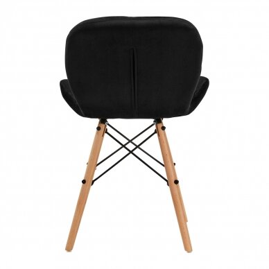 Kėdė 4Rico QS-186 Scandi Velvet Black 3