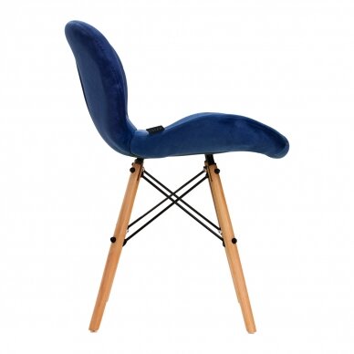 Krēsls 4Rico QS-186 Scandi Velvet Blue 1