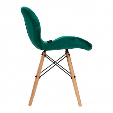 Tuoli 4Rico QS-186 Scandi Velvet Green 1