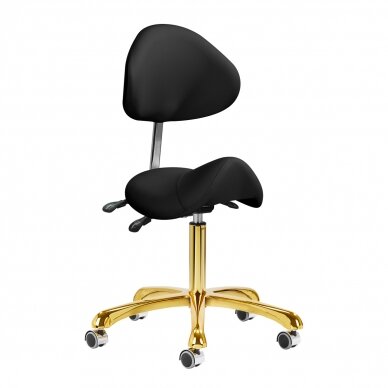 Kosmetoloogiline stool Giovanni 1004 Gold Black