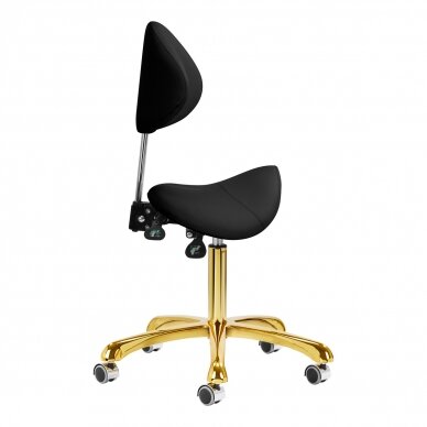 Kosmetoloogiline stool Giovanni 1004 Gold Black 1