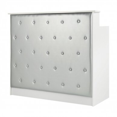 Recepcja GABBIANO RECEPTION DESK DIAMOND SILVER WHITE