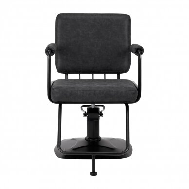 Juuksuritool Gabbiano Professional Hairdressing Chair Katania Loft Old Leather Black 2