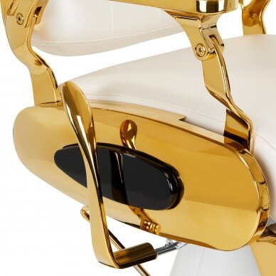 Barber krēsls Barber Chair Gabbiano Francesco Gold White 7