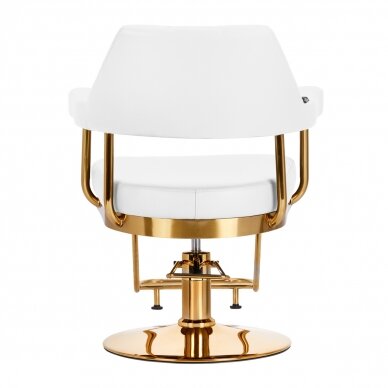 Fotel fryzjerski Gabbiano Professional Hairdressing Chair Granada Gold White 2