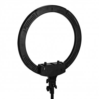 Kosmetologian LED-meikkilamppu jalustalla GLOW RING LIGHT 18" 45W 2