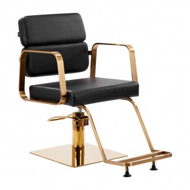 Hairdressing chair GABBIANO HAIRDRESSING CHAIR PORTO ETERNITY GOLD BLACK