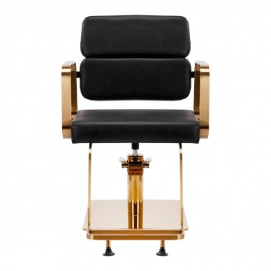 Hairdressing chair Gabbiano Porto Gold Black 2