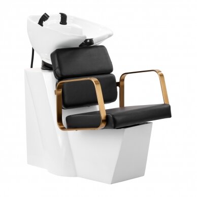 Friseur waschbecken Gabbiano Porto Gold Black