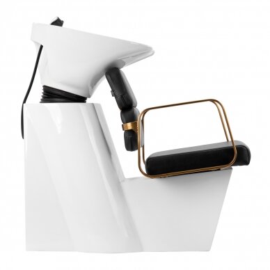 Friseur waschbecken Gabbiano Porto Gold Black 1