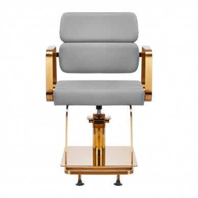 Hairdressing chair Gabbiano Porto Gold Grey 2