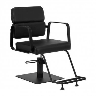 Hairdressing chair Gabbiano Porto Black Black