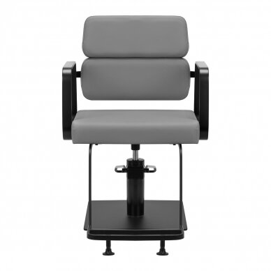 Hairdressing chair Gabbiano Porto Black Grey 1