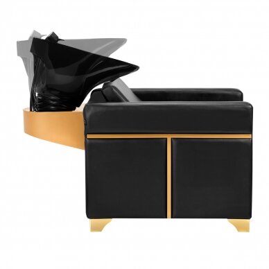 Hairdressing salon sink Gabbiano Toledo Gold Black 1