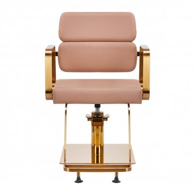 Hairdressing chair Gabbiano Porto Gold Biege 2