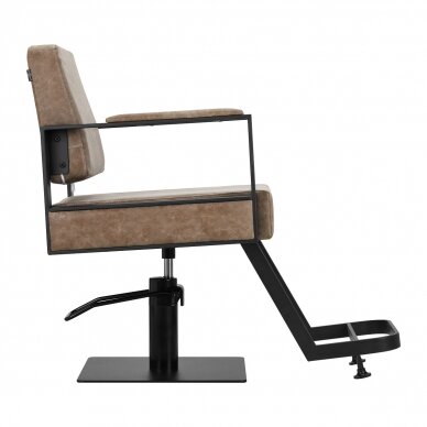 Hairdressing chair Gabbiano Modena Old Brown 1