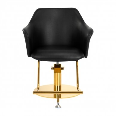 Hairdressing chair HAIRDRESSING CHAIR MARBELLA GOLD BLACK 2