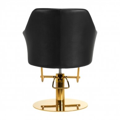 Frizieru krēsls HAIRDRESSING CHAIR MARBELLA GOLD BLACK 3