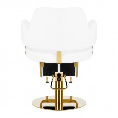 Kirpyklos kėdė Gabbiano Professional Hairdressing Chair Linz Gold White 2