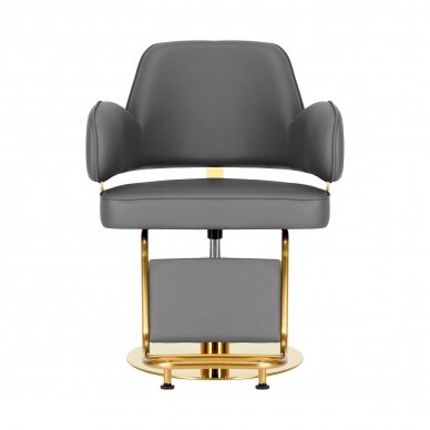 Парикмахерское кресло Gabbiano Professional Hairdressing Chair Linz Gold Grey 1