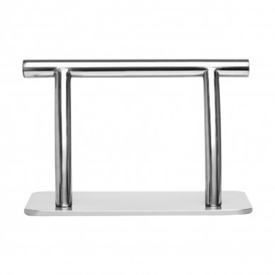 Hairdressing footrest Gabbiano 30cm Silver 1