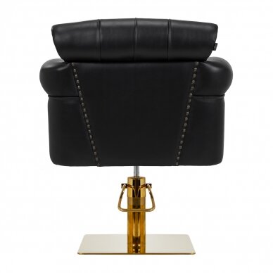 Парикмахерское кресло GABBIANO PROFESSIONAL HAIRDRESSING CHAIR BERLIN GOLD BLACK 3