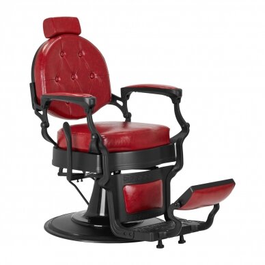 Friseurstuhl Barber Chair President Old Leather Red