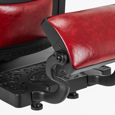 Barber krēsls Barber Chair President Old Leather Red 9