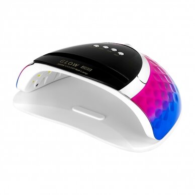 Nagų lempa UV LED Glow YC57 268W Pink Blue 1