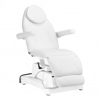 Kosmetoloģijas krēsls Sillon Basic Electric 3 Motors Professional White