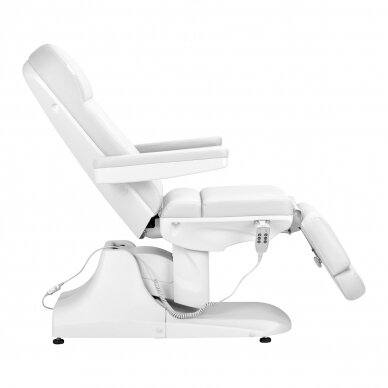 Cosmetology chair Azzurro 891 Electric 3 Motors Professional White 1