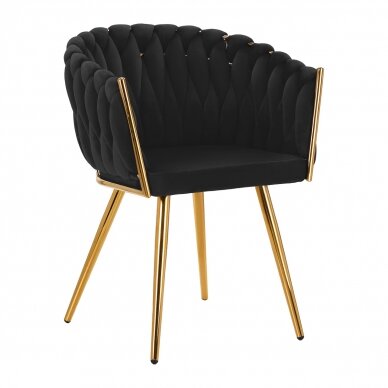 Armchair 4Rico QS-GW06G Velvet Black