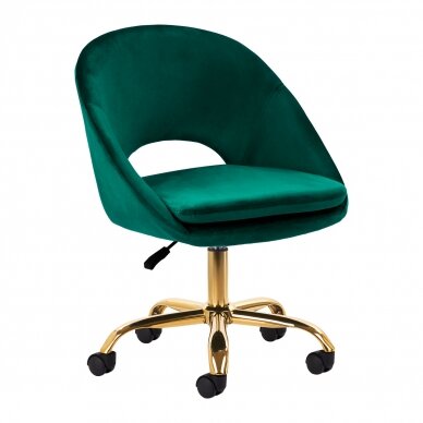 Office chair with wheels 4Rico QS-MF18G Velvet Green