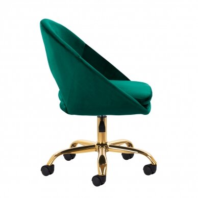 Bürostuhl mit Rollen 4Rico QS-MF18G Velvet Green 2