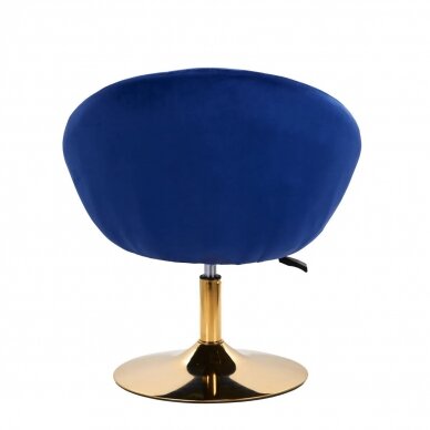 Swivel armchair 4Rico QS-BL12B Velvet Blue 3