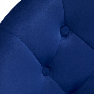 Swivel armchair 4Rico QS-BL12B Velvet Blue 4