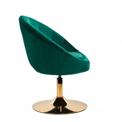 Fotel obrotowy 4Rico QS-BL12G Velvet Green 2